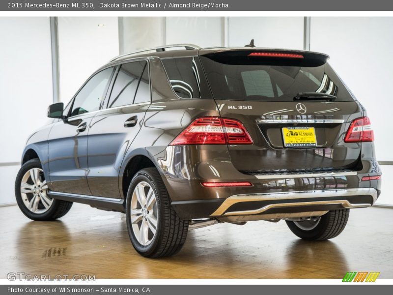 Dakota Brown Metallic / Almond Beige/Mocha 2015 Mercedes-Benz ML 350