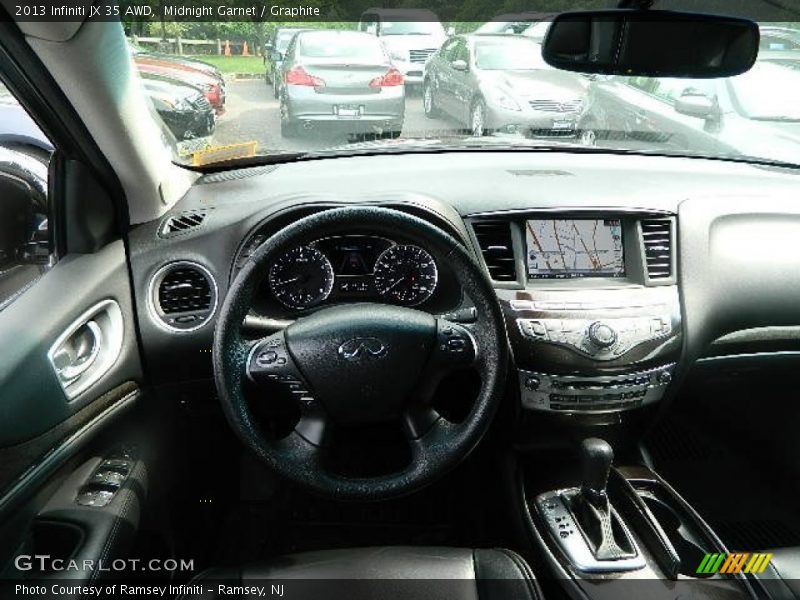 Midnight Garnet / Graphite 2013 Infiniti JX 35 AWD