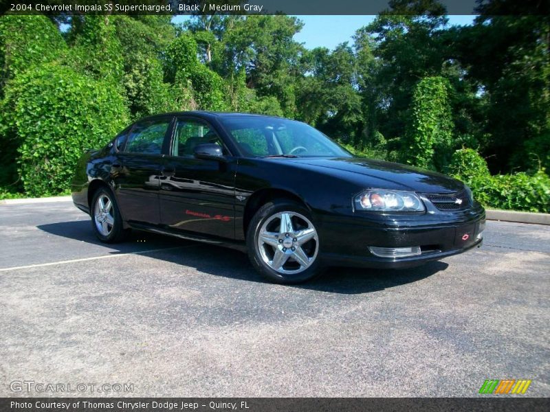 Black / Medium Gray 2004 Chevrolet Impala SS Supercharged