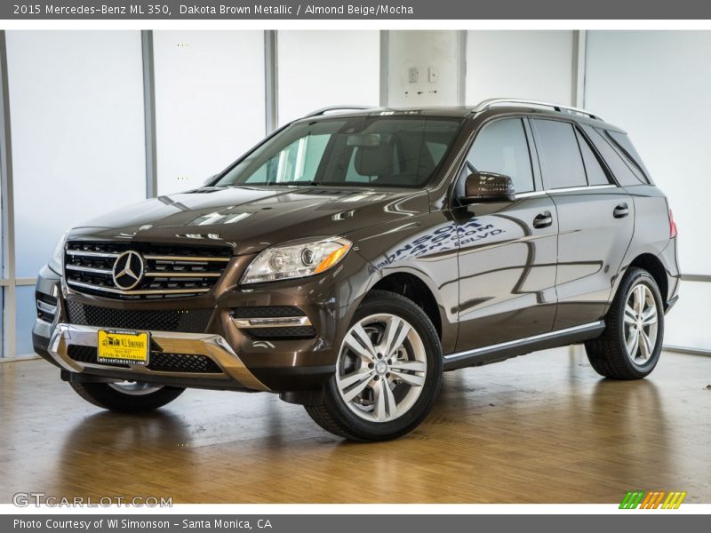 Dakota Brown Metallic / Almond Beige/Mocha 2015 Mercedes-Benz ML 350