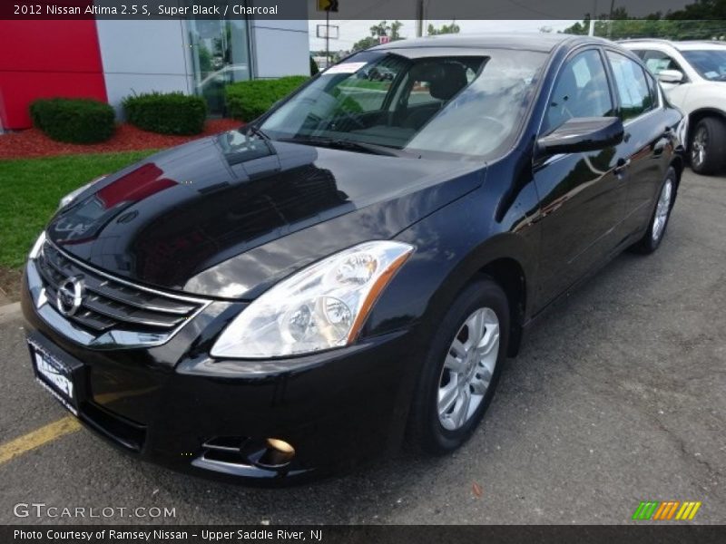 Super Black / Charcoal 2012 Nissan Altima 2.5 S