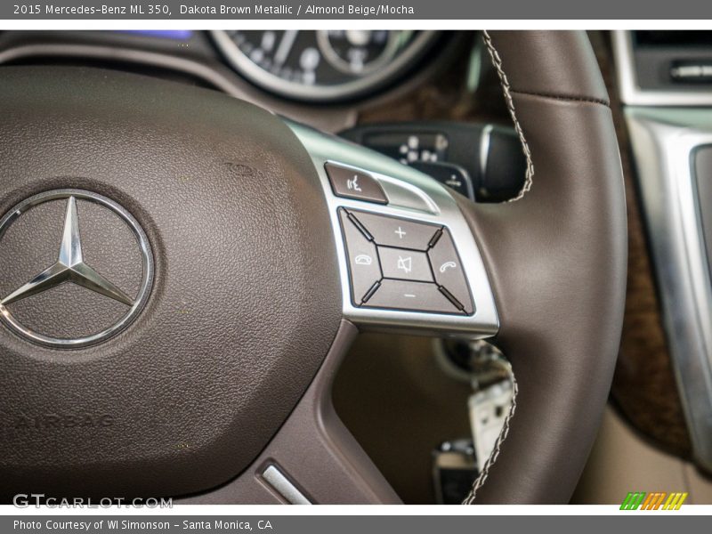 Dakota Brown Metallic / Almond Beige/Mocha 2015 Mercedes-Benz ML 350