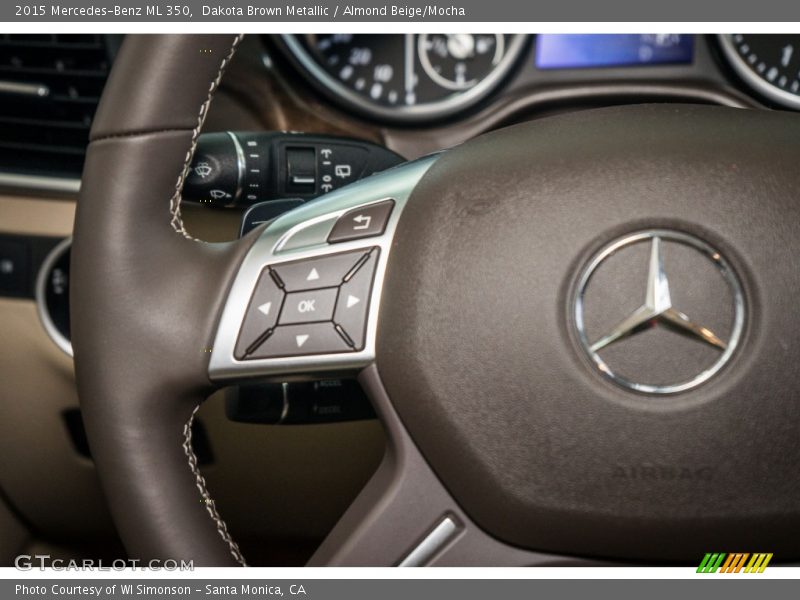 Dakota Brown Metallic / Almond Beige/Mocha 2015 Mercedes-Benz ML 350