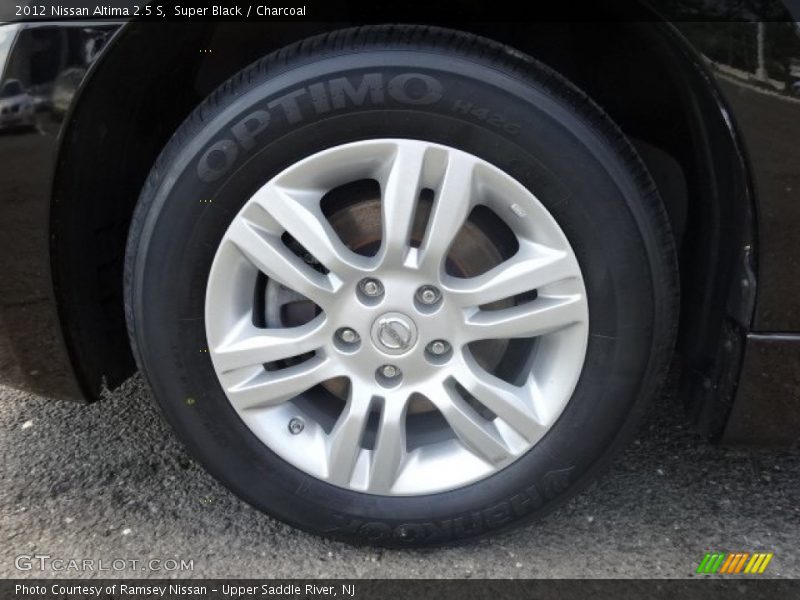 Super Black / Charcoal 2012 Nissan Altima 2.5 S