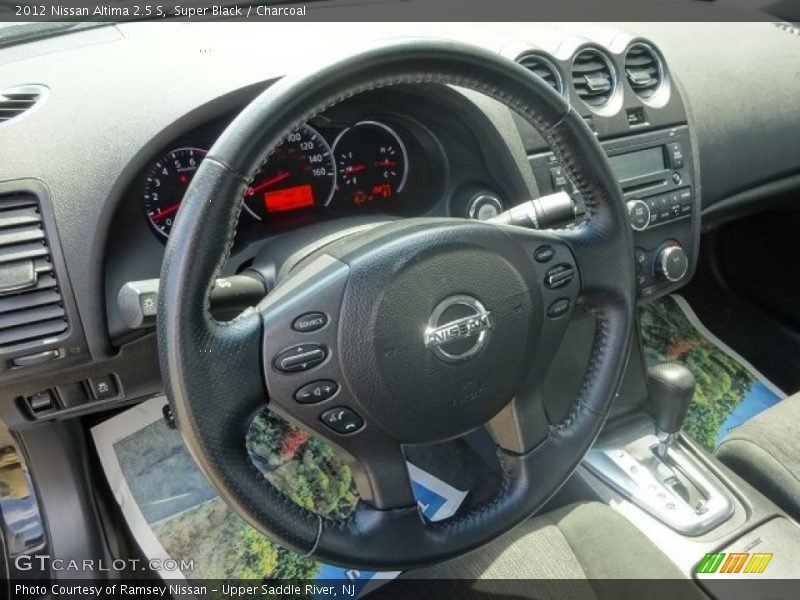 Super Black / Charcoal 2012 Nissan Altima 2.5 S