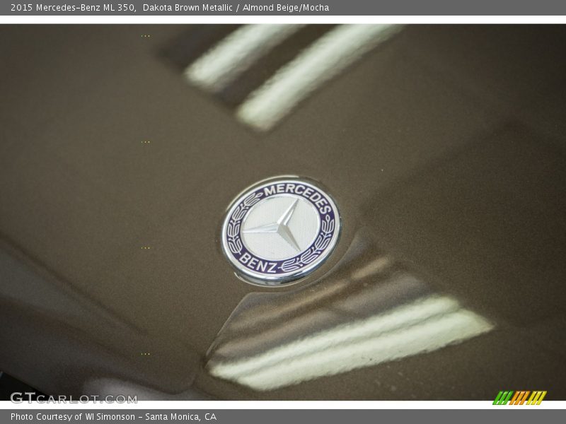 Dakota Brown Metallic / Almond Beige/Mocha 2015 Mercedes-Benz ML 350