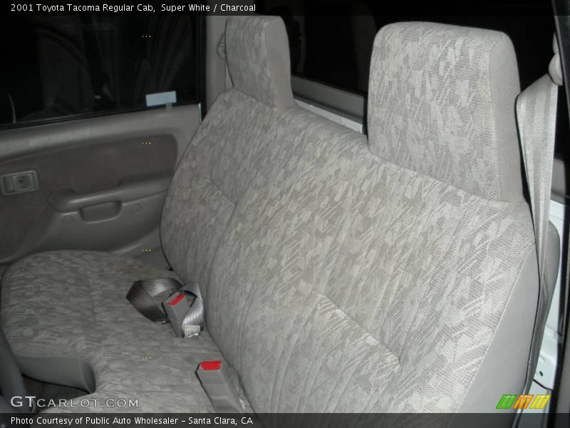 Super White / Charcoal 2001 Toyota Tacoma Regular Cab