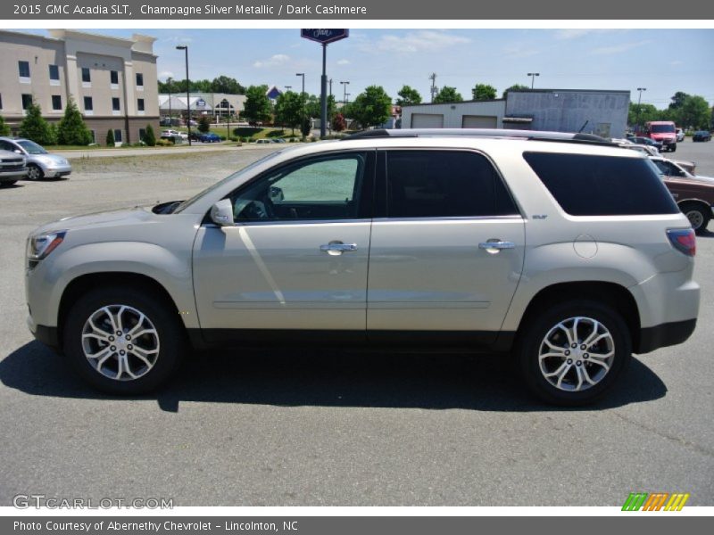 Champagne Silver Metallic / Dark Cashmere 2015 GMC Acadia SLT