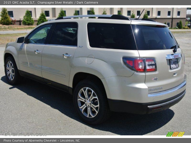 Champagne Silver Metallic / Dark Cashmere 2015 GMC Acadia SLT