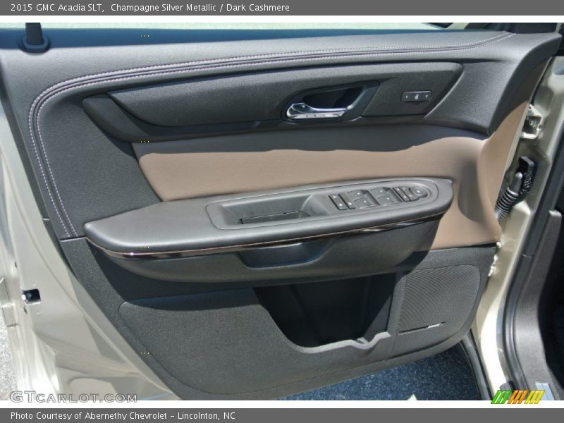Champagne Silver Metallic / Dark Cashmere 2015 GMC Acadia SLT