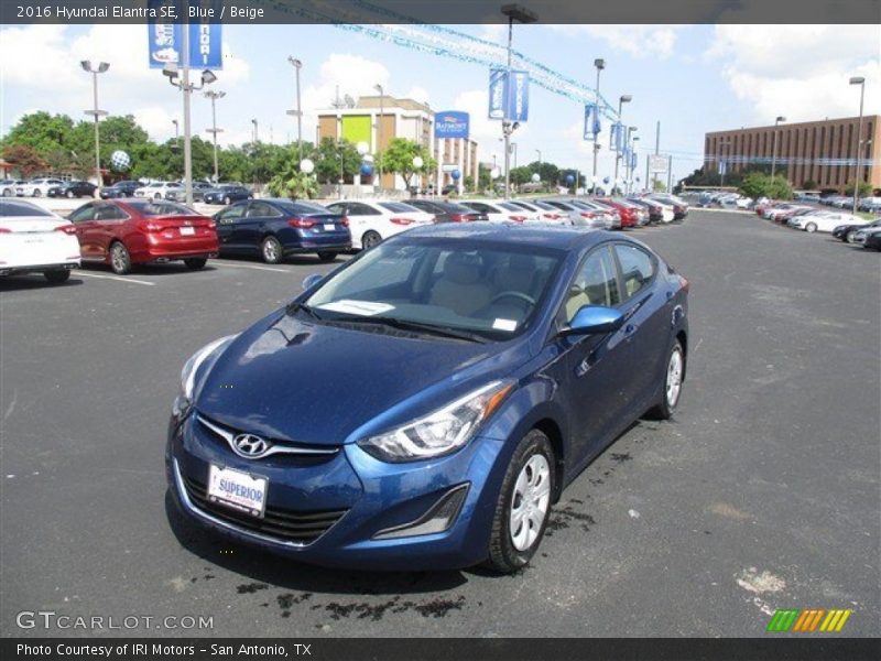 Blue / Beige 2016 Hyundai Elantra SE