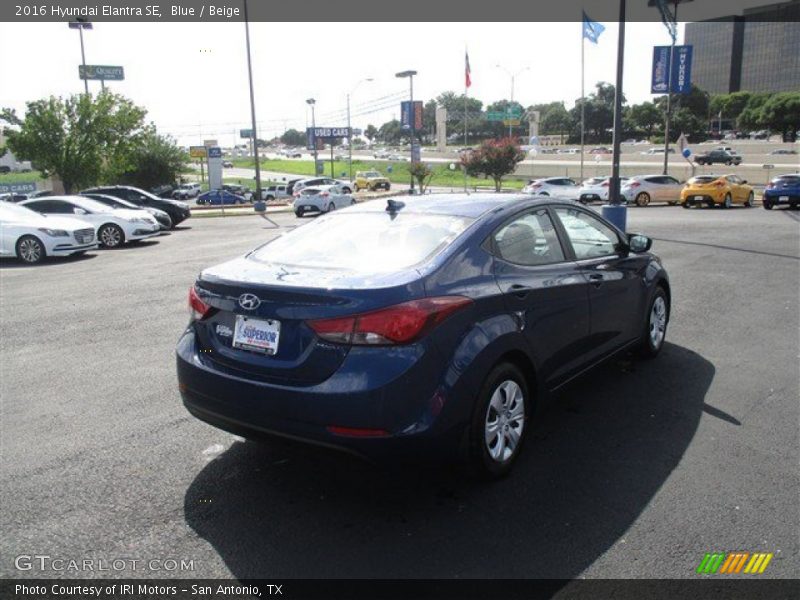Blue / Beige 2016 Hyundai Elantra SE
