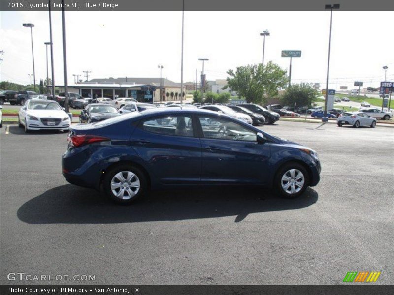 Blue / Beige 2016 Hyundai Elantra SE