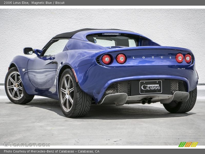 Magnetic Blue / Biscuit 2006 Lotus Elise