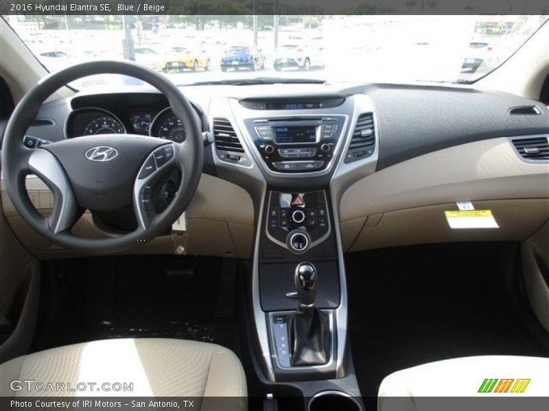 Blue / Beige 2016 Hyundai Elantra SE