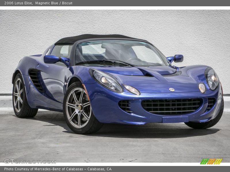 Magnetic Blue / Biscuit 2006 Lotus Elise