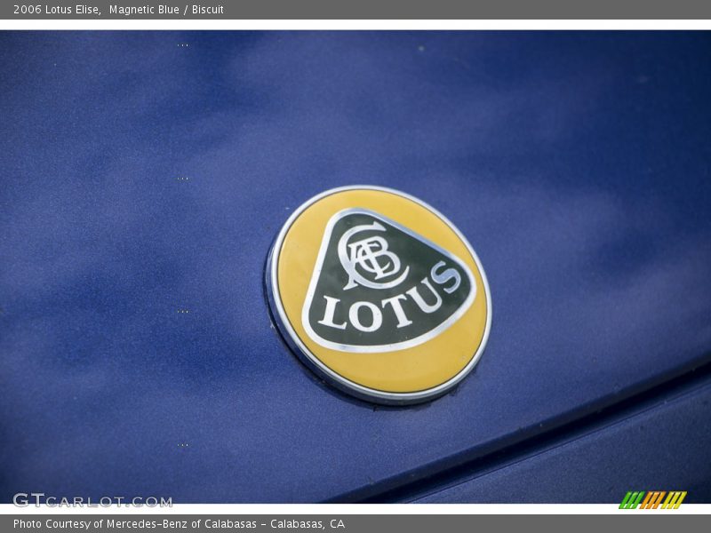 Magnetic Blue / Biscuit 2006 Lotus Elise