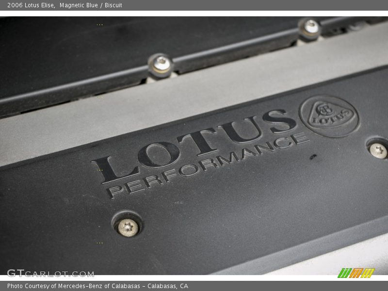 Magnetic Blue / Biscuit 2006 Lotus Elise