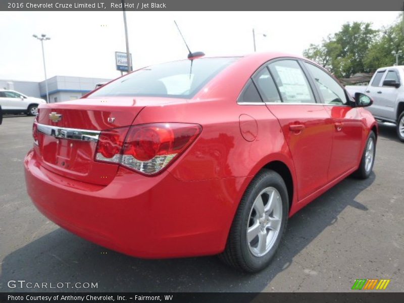 Red Hot / Jet Black 2016 Chevrolet Cruze Limited LT