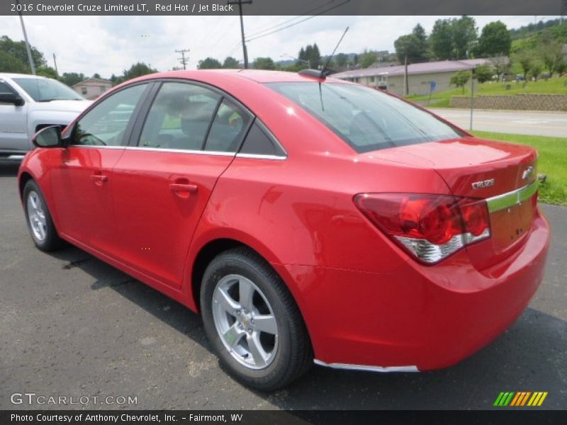 Red Hot / Jet Black 2016 Chevrolet Cruze Limited LT