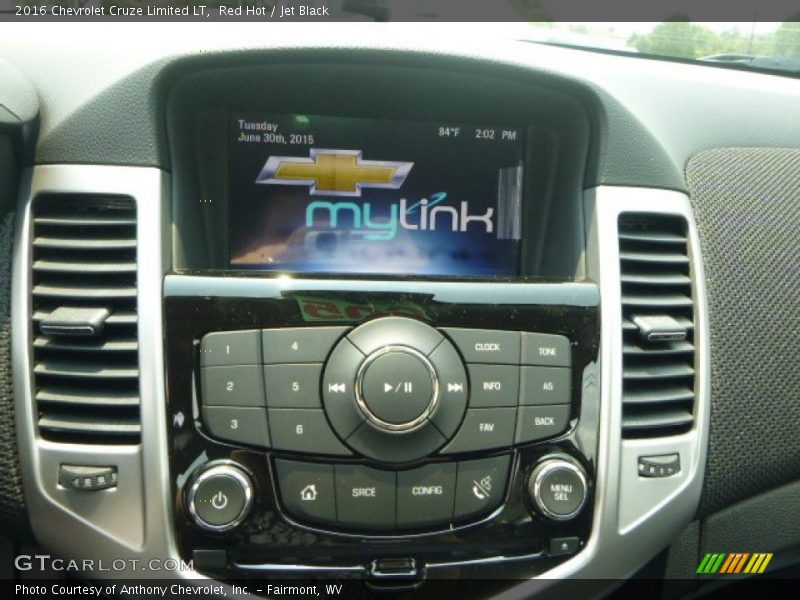 Red Hot / Jet Black 2016 Chevrolet Cruze Limited LT