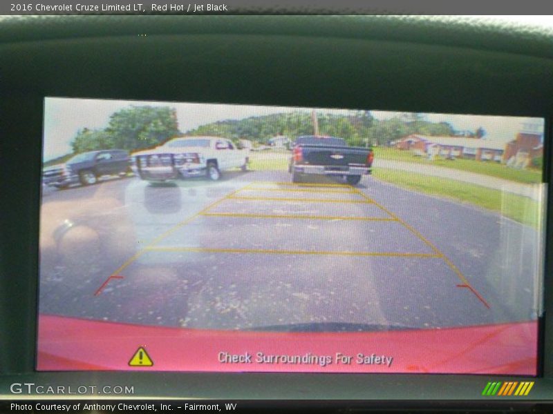 Red Hot / Jet Black 2016 Chevrolet Cruze Limited LT