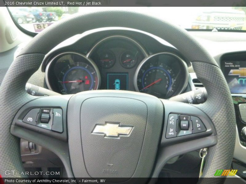 Red Hot / Jet Black 2016 Chevrolet Cruze Limited LT