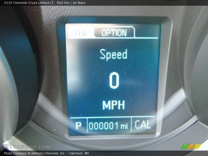 Red Hot / Jet Black 2016 Chevrolet Cruze Limited LT