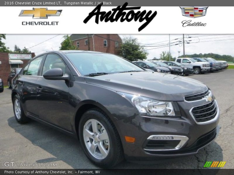 Tungsten Metallic / Jet Black 2016 Chevrolet Cruze Limited LT