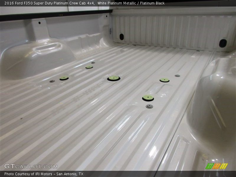 White Platinum Metallic / Platinum Black 2016 Ford F350 Super Duty Platinum Crew Cab 4x4