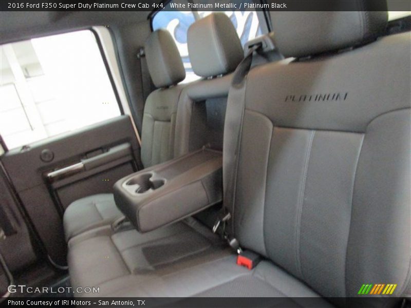 White Platinum Metallic / Platinum Black 2016 Ford F350 Super Duty Platinum Crew Cab 4x4