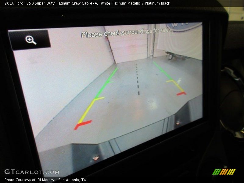 White Platinum Metallic / Platinum Black 2016 Ford F350 Super Duty Platinum Crew Cab 4x4