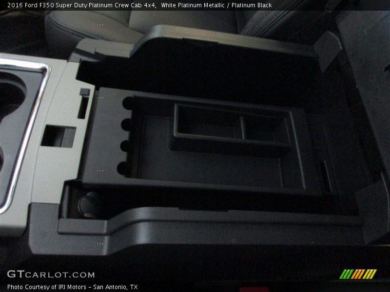 White Platinum Metallic / Platinum Black 2016 Ford F350 Super Duty Platinum Crew Cab 4x4