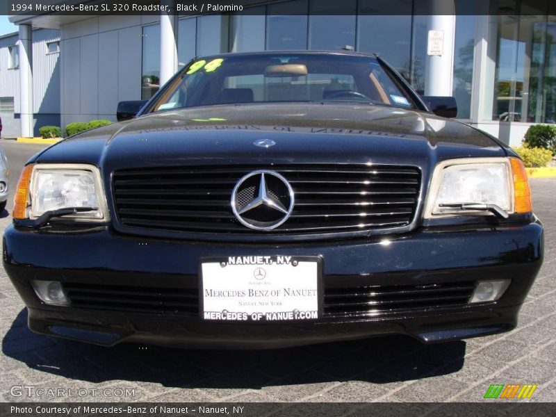 Black / Palomino 1994 Mercedes-Benz SL 320 Roadster
