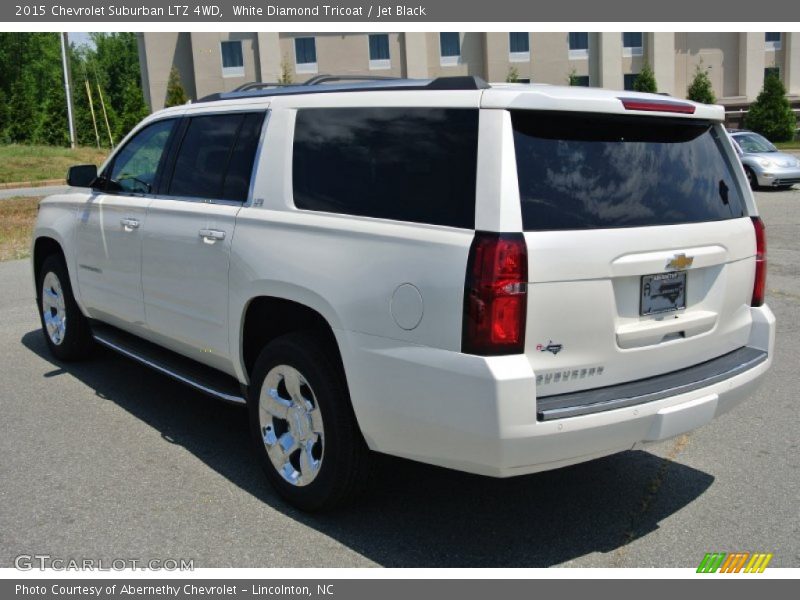 White Diamond Tricoat / Jet Black 2015 Chevrolet Suburban LTZ 4WD