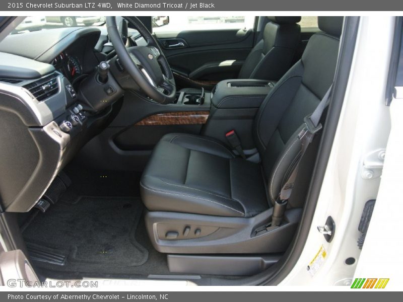 White Diamond Tricoat / Jet Black 2015 Chevrolet Suburban LTZ 4WD