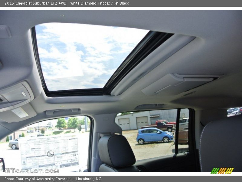 White Diamond Tricoat / Jet Black 2015 Chevrolet Suburban LTZ 4WD