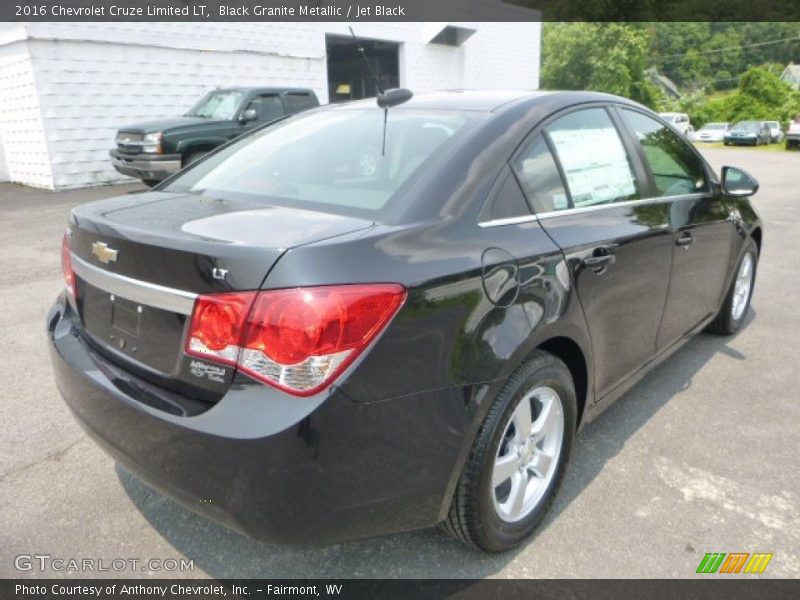 Black Granite Metallic / Jet Black 2016 Chevrolet Cruze Limited LT