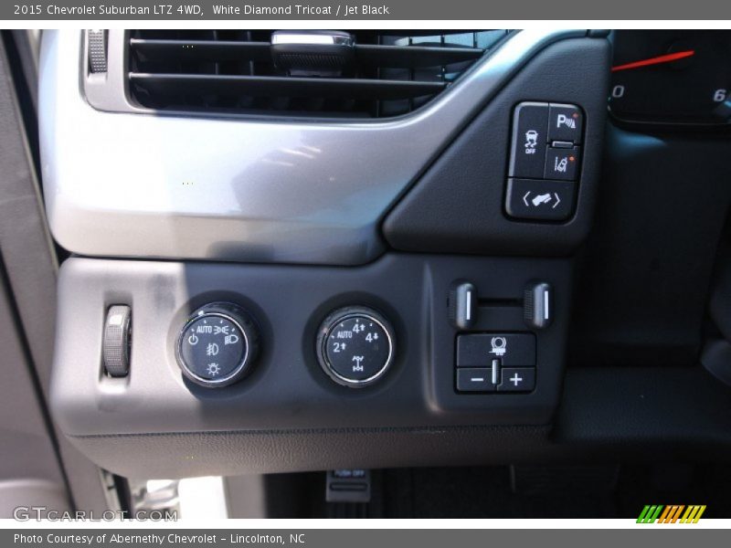 White Diamond Tricoat / Jet Black 2015 Chevrolet Suburban LTZ 4WD