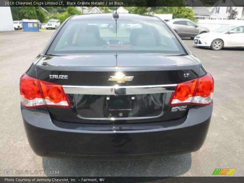 Black Granite Metallic / Jet Black 2016 Chevrolet Cruze Limited LT