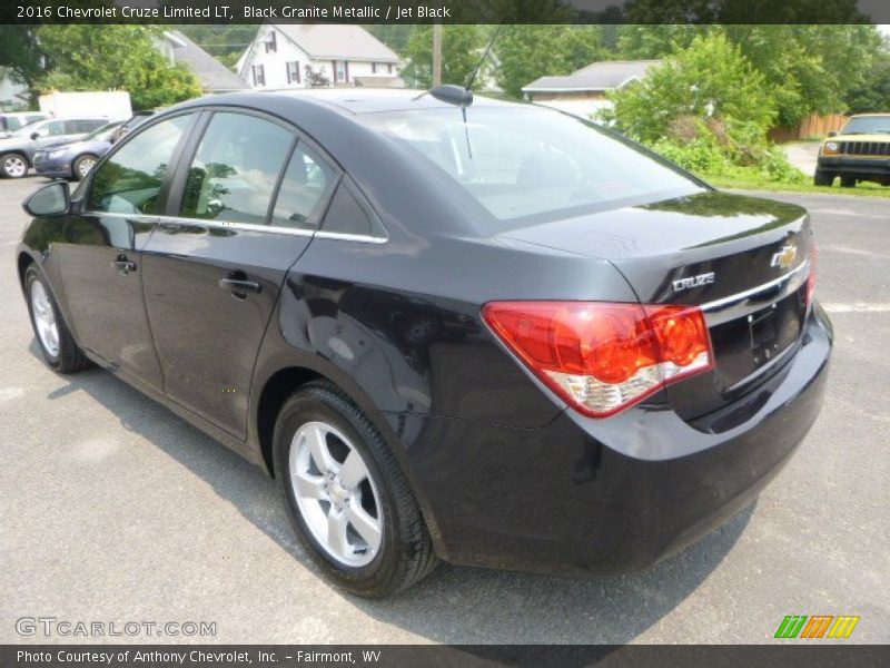 Black Granite Metallic / Jet Black 2016 Chevrolet Cruze Limited LT