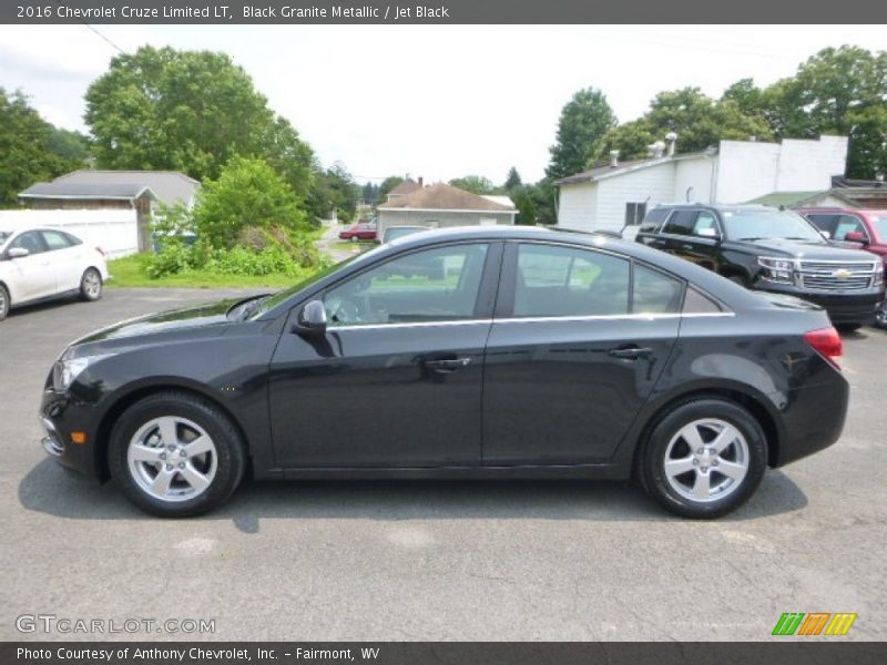 Black Granite Metallic / Jet Black 2016 Chevrolet Cruze Limited LT
