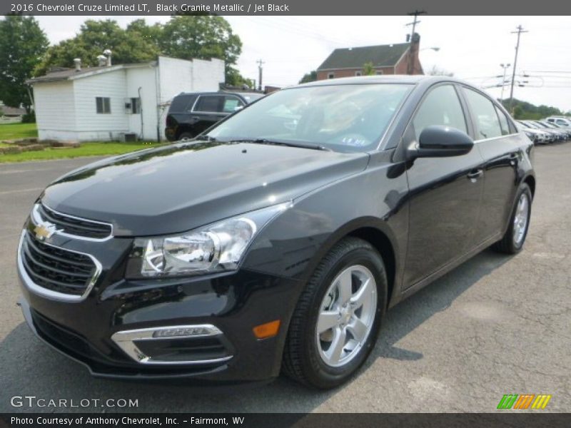 Black Granite Metallic / Jet Black 2016 Chevrolet Cruze Limited LT
