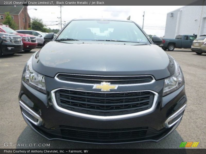 Black Granite Metallic / Jet Black 2016 Chevrolet Cruze Limited LT