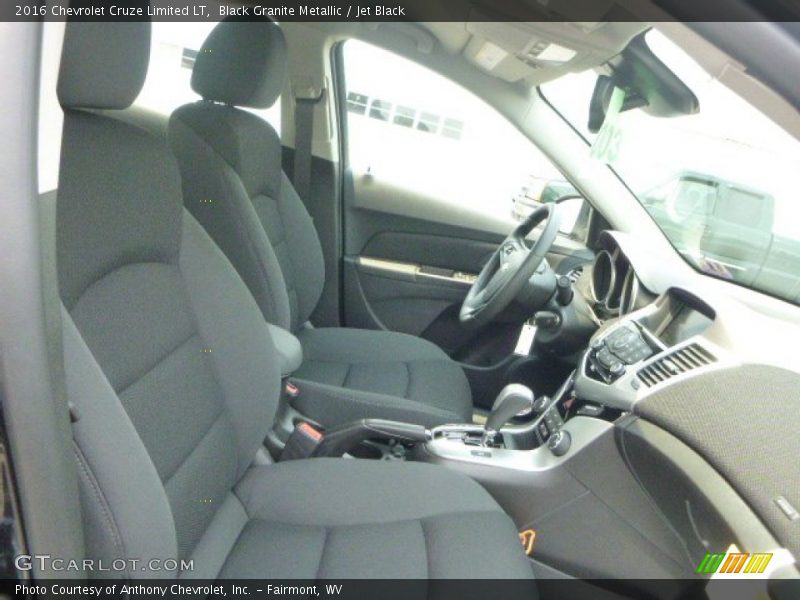 Black Granite Metallic / Jet Black 2016 Chevrolet Cruze Limited LT