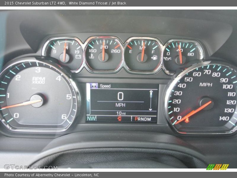 White Diamond Tricoat / Jet Black 2015 Chevrolet Suburban LTZ 4WD