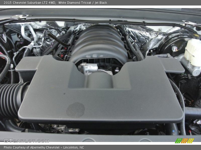 White Diamond Tricoat / Jet Black 2015 Chevrolet Suburban LTZ 4WD