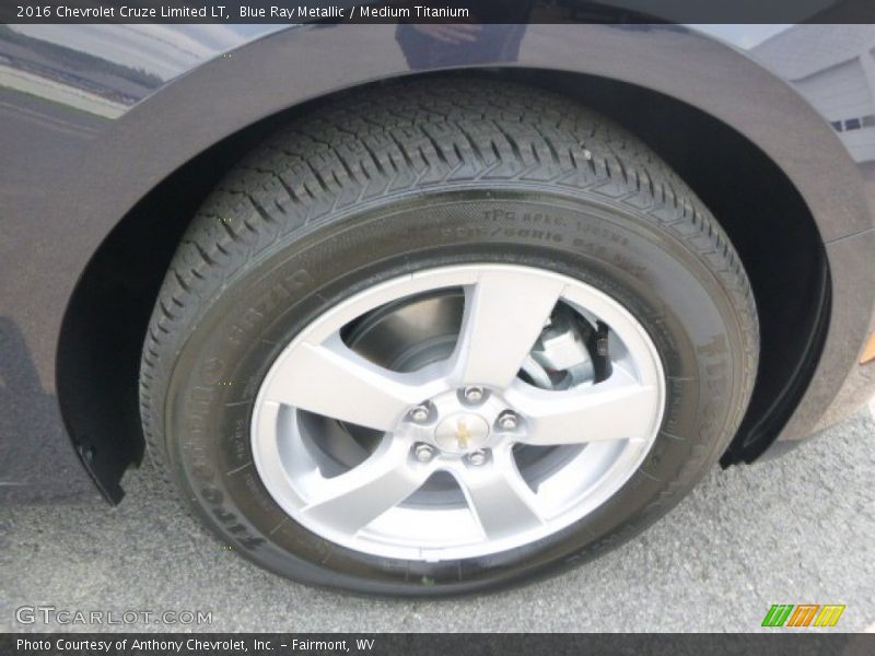 Blue Ray Metallic / Medium Titanium 2016 Chevrolet Cruze Limited LT