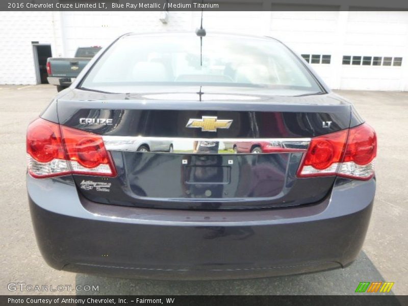 Blue Ray Metallic / Medium Titanium 2016 Chevrolet Cruze Limited LT