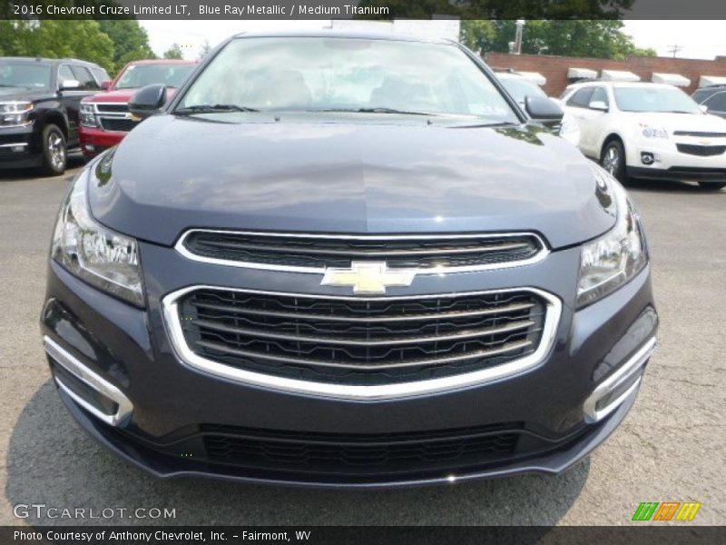 Blue Ray Metallic / Medium Titanium 2016 Chevrolet Cruze Limited LT